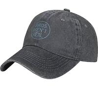 fifbird Birds Arent Real Hats Baseball Caps Washed Dad Trucker Denim Cowboy Hat