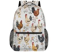 fifbird Chicken and Chicks Backpack Schoolbag Bookbag Bags Daypack