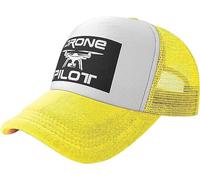 fifbird Drone Pilot Mesh Back Trucker Cap Baseball Cap Yellow