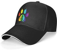 fifbird Gay Furry Pride Baseball Cap Classic Adjustable Hat Black