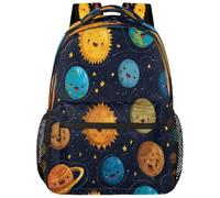 fifbird Happy P-Lanets Sun Backpack Schoolbag Bookbag Bags Daypack