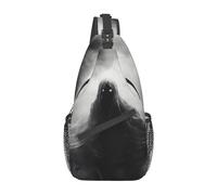fifbird Horror White Cartoon Sling Bag Crossbody Purse, Large Capacity Backpack Travel, Work, And Daily Use
