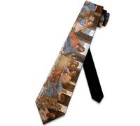 fifbird Men's Necktie The Last Supper Da Vinci Art for Men Tie