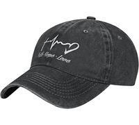 fifbird Unisex Cowboy Baseball Cap Faith Hope Love Adjustable Trucker Cap Baseball Cap Black