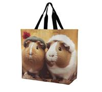 fifbird Unisex Elephant Is Sitting in The Water Reusable Foldable Casual Stylish Grocery Shopping Shoulder Bags Tote Bag For Beach Travel Work School