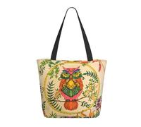 fifbird Unisex Puerto Rico Wallpaper Flag Reusable Foldable Casual Stylish Grocery Shopping Shoulder Bags Tote Bag For Beach Travel Work School