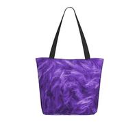 fifbird Unisex Puerto Rico Wallpaper Flag Reusable Foldable Casual Stylish Grocery Shopping Shoulder Bags Tote Bag For Beach Travel Work School