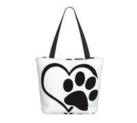 fifbird Unisex Puerto Rico Wallpaper Flag Reusable Foldable Casual Stylish Grocery Shopping Shoulder Bags Tote Bag For Beach Travel Work School