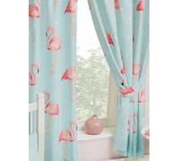 Fifi Flamingo Lined 54'' Curtains
