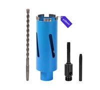 FIFIBANG M16 Diamond Drill Bit, Diameter 68 mm Core Drill Bit for Core Drill, 110 mm Wet/Dry Drill Bit with Turbo, SDS-Plus Diamond Can Countersink for Hammer Drill, Dry Drill Bit for Concrete