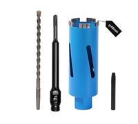 FIFIBANG M22 Diamond Drill Bit, Diameter 68 mm Core Drill Bit for Core Drill, 200 mm Wet/Dry Drill Bit with Turbo, SDS-Plus Diamond Can Countersink for Hammer Drill, Dry Drill Bit for Concrete