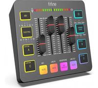 FIFINE Gaming Audio Mixer for Streaming in Black FIFINE Black