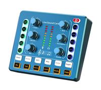 Fifine Gaming Audio Mixer Soundboard, Sound Board Live Streaming Equipment, Sound Card Audio Interface For Games, Voice Changer Dj Equipments