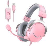 FIFINE H9P Pink Gaming Headset