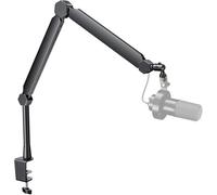 FIFINE Mic Boom Arm, Microphone Stand with Cable Management Channels, Extension Tube, Desk Clamp, Thread Adapter, Fully Adjustable Metal-Built Podcast Mic Arm for Streaming Gaming Recording-BM66T