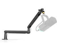 FIFINE Microphone Arm Stand, Boom Arm Stand with Desk Mount Clamp, Screw Adapte
