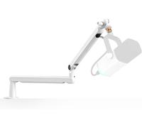 FIFINE Microphone Stand, Mic Boom Arm Stand, Low Profile Podcast Scissor Suspen