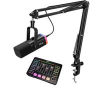 FIFINE Podcast Microphone Bundle AM8T+SC3