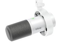 FIFINE Recording XLR Dynamic Microphone with Real-time Monitoring,USB Streaming Mic with Gain Knob/Touch-mute for PC,Mixer-K688 K688W