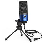 FIFINE USB Computer Microphone for Recording YouTube Video Voice Over Vocals for Mac & PC, Condenser Mic with Gain Control for Home Studio, Plug & Play - K669L