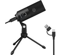 FIFINE USB Microphone, Metal Condenser Recording Microphone for Laptop MAC or W