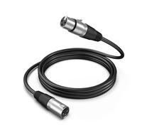 FIFINE XLR Microphone Cable, 5.9ft Male to Female Mic Cord for Studio Recording, Balanced 3-Pin Cable Compatible with XLR Microphone for Podcast Streaming AM8, K688-L9C