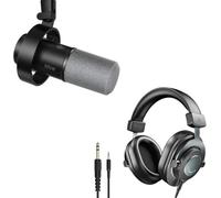 FIFINE XLR Studio Microphone with Monitoring Headset - K688+H8