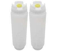 FIFO - 16 oz Squeeze Plastic Bottle For Kitchen (2-Pack)
