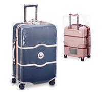 Fifteen Branches Luggage Cover, Transparent, 28" Medium Rolling Bag, Transparent Luggage Cover