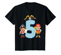 Fifth Birthday pirates - 5 Year Old Boy T-Shirt