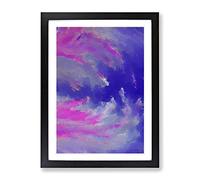 Fifth Dimension Abstract Framed Print for Living Room Bedroom Home Office Décor, Wall Art Picture Ready to Hang, Black A2 Frame (62 x 45 cm)