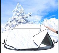 Fifth Gear® Car Windshield Cover, Heavy Duty Ultra Thick Protective Windscreen Cover - Snow Ice Frost Sun UV Dust Water Resistent - Pefect Fit for Cars SUVs All Years Summer/Winter