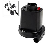 Fifth Gear Portable Electric Air Pump / Inflate or Deflate Airbeds, Paddling Pools & Other Toys, 12V & 240V Inflator Camping Airbed Pool Deflator, Includes 3 Nozzles
