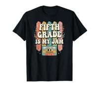 Fifth Grade is My Jam Retro Cassette Teacher Design T-Shirt