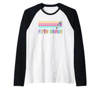 Fifth Grade Pencil Back To School Fun Raglan Baseball Tee