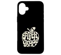 Fifth Grade Retro Apple Back To School Case for iPhone 16 Plus