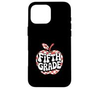 Fifth Grade Retro Apple Back To School Case for iPhone 16 Pro Max