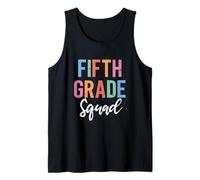 Fifth Grade Squad Cute Student 5th School Vibes Tank Top