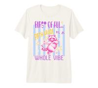 Fifth Grade Student Funny Back to School Raccoon Premium T-Shirt