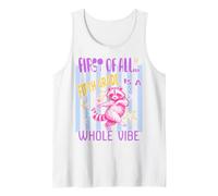 Fifth Grade Student Funny Back to School Raccoon Tank Top