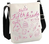 Fifth Grade Teacher Appreciation Gift First Day Of 5th Grade Gift Hello Fifth Grade Crossbody Bag, Fifth Grade Cb
