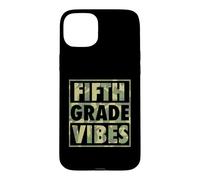 Fifth Grade Vibes Matching Elementary School Class Case for iPhone 15 Plus