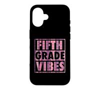 Fifth Grade Vibes Matching Elementary School Class Case for iPhone 16