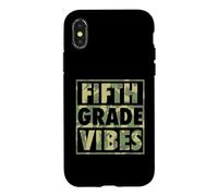 Fifth Grade Vibes Matching Elementary School Class Case for iPhone X/XS