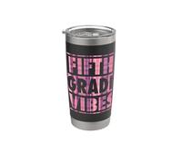 Fifth Grade Vibes Matching Elementary School Class Stainless Steel Insulated Tumbler