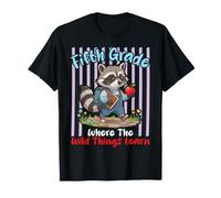 Fifth Grade Where The Wild Things Learn Raccoon Student T-Shirt