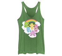 Fifth Sun Care Bear Power Women's Racerback Tank Top, Envy Green, X-Large