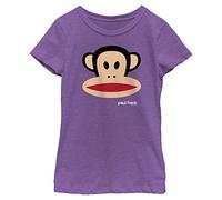 Fifth Sun Girls' Paul Frank Julius Head-1 T-Shirt, Purple Berry, L