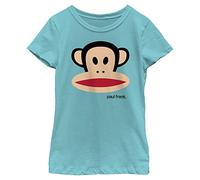 Fifth Sun Girls Paul Frank Julius Head Short Sleeve Tee Shirt T, Tahiti Blue, L
