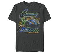 Fifth Sun Men's Camaro Racer T-Shirt, Charcoal, XL
